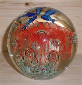 Picture of Glass Décor ball with fish